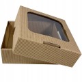 11x12 pudełko z tektury falistej otwarte