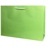 Torebka papierowa laminowana PISTACJOWA 35x10x23 cm