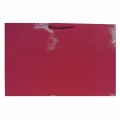 Torebka papierowa laminowana wiśniowa 35x10x25 cm