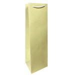 Torebka papierowa laminowana na wino KREMOWA