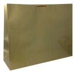 Torba papierowa laminowana ZŁOTA 47x14x36 cm