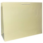 Torba papierowa laminowana KREMOWA 47x14x36 cm