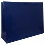 Torba papierowa laminowana GRANATOWA 47x14x36 cm