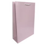 Torebka papierowa laminowana JASNY RÓŻ 24x9x36 cm