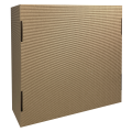 Pudełko fefco 427 rozmiar 30x30x10 cm widok z tyłu
