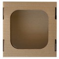 pudełko z okienkiem 12x12x3 widok z przodu